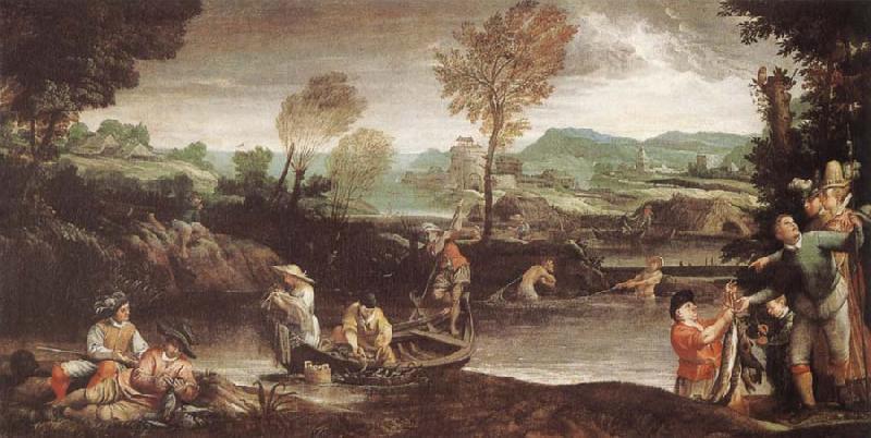 Annibale Carracci The Fishing oil painting image